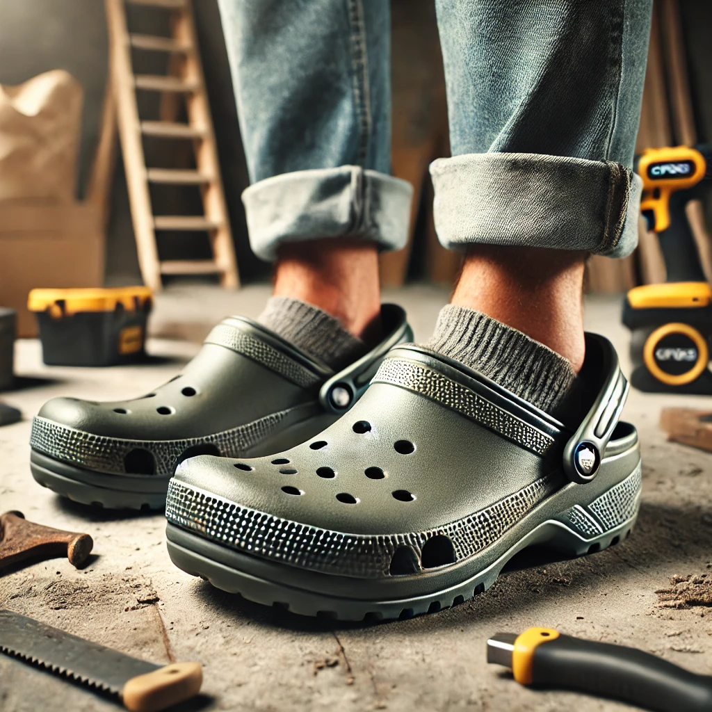 steel toe crocs