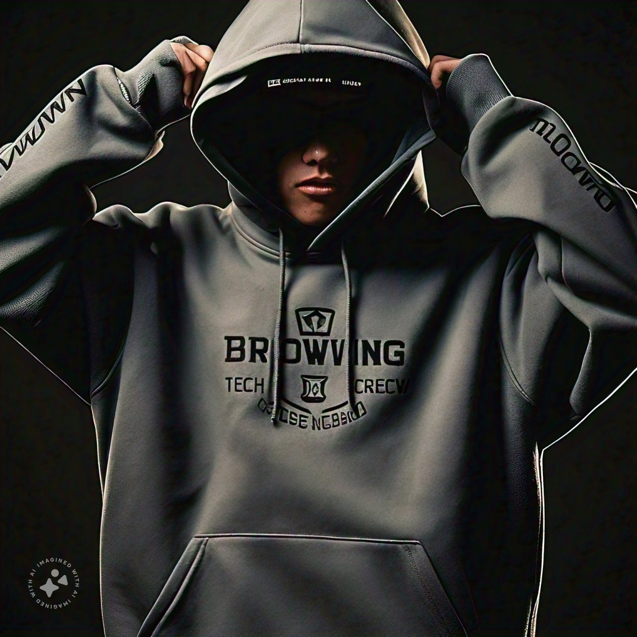 browning hooded tech crew